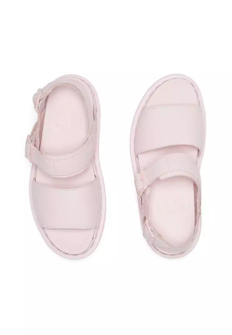 VOSS LEATHER STRAP SANDALS - PINK
