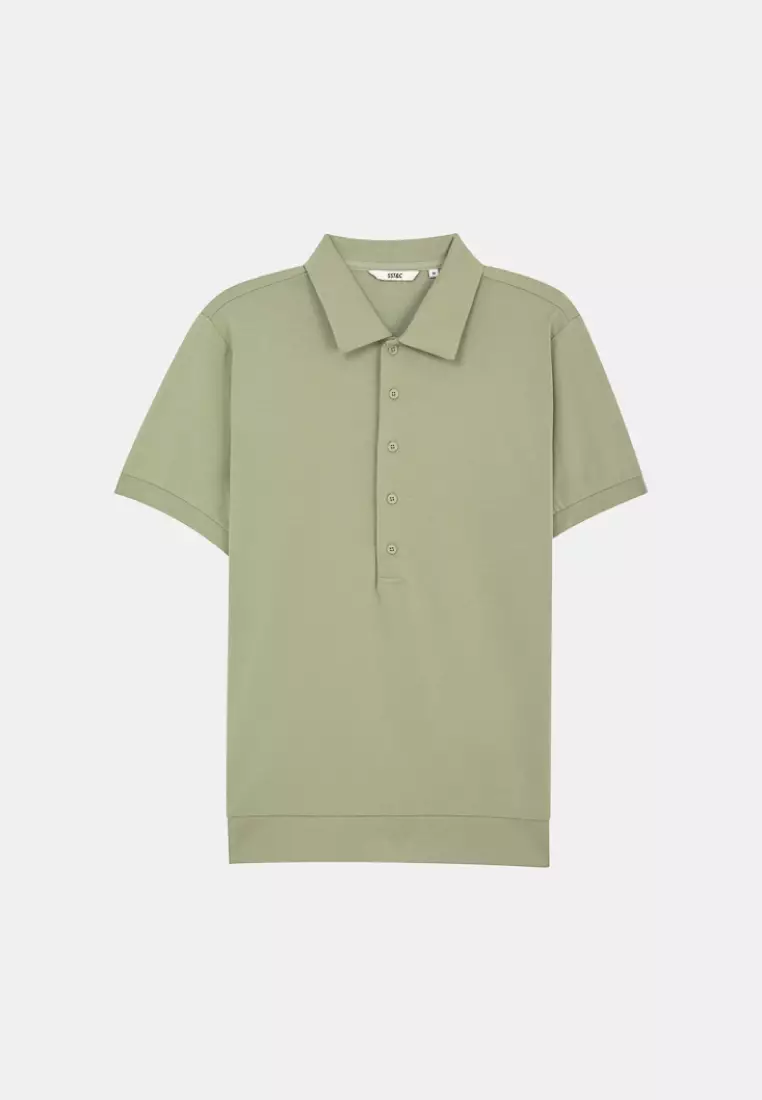 Military Green 5 Buttons POLO Shirt