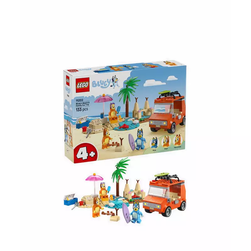 LEGO® Others Bluey's Beach & Family Car Trip - 11202