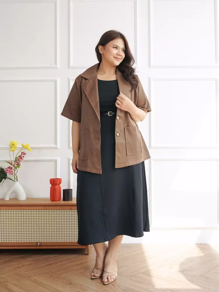 xtramiles Ladies blazer hazel blazer coffee