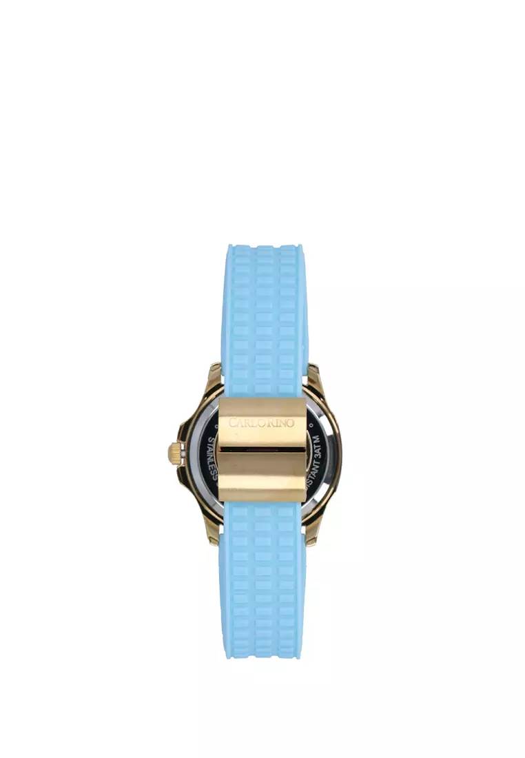 Buy Carlo Rino Turquoise LuxySport Timepiece 2026 Online | ZALORA