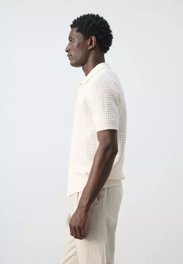 Openwork Knitted Shirt