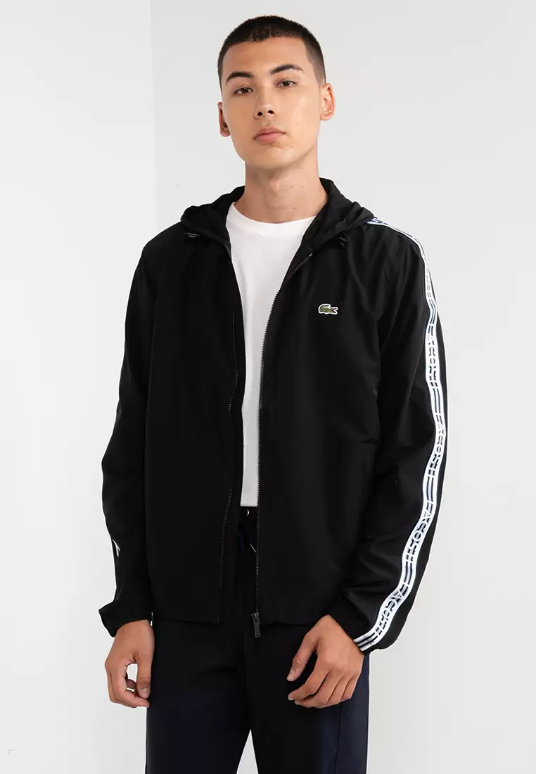 Lacoste Short Recycled Polyester Track Jacket 2024 | Buy Lacoste Online ...