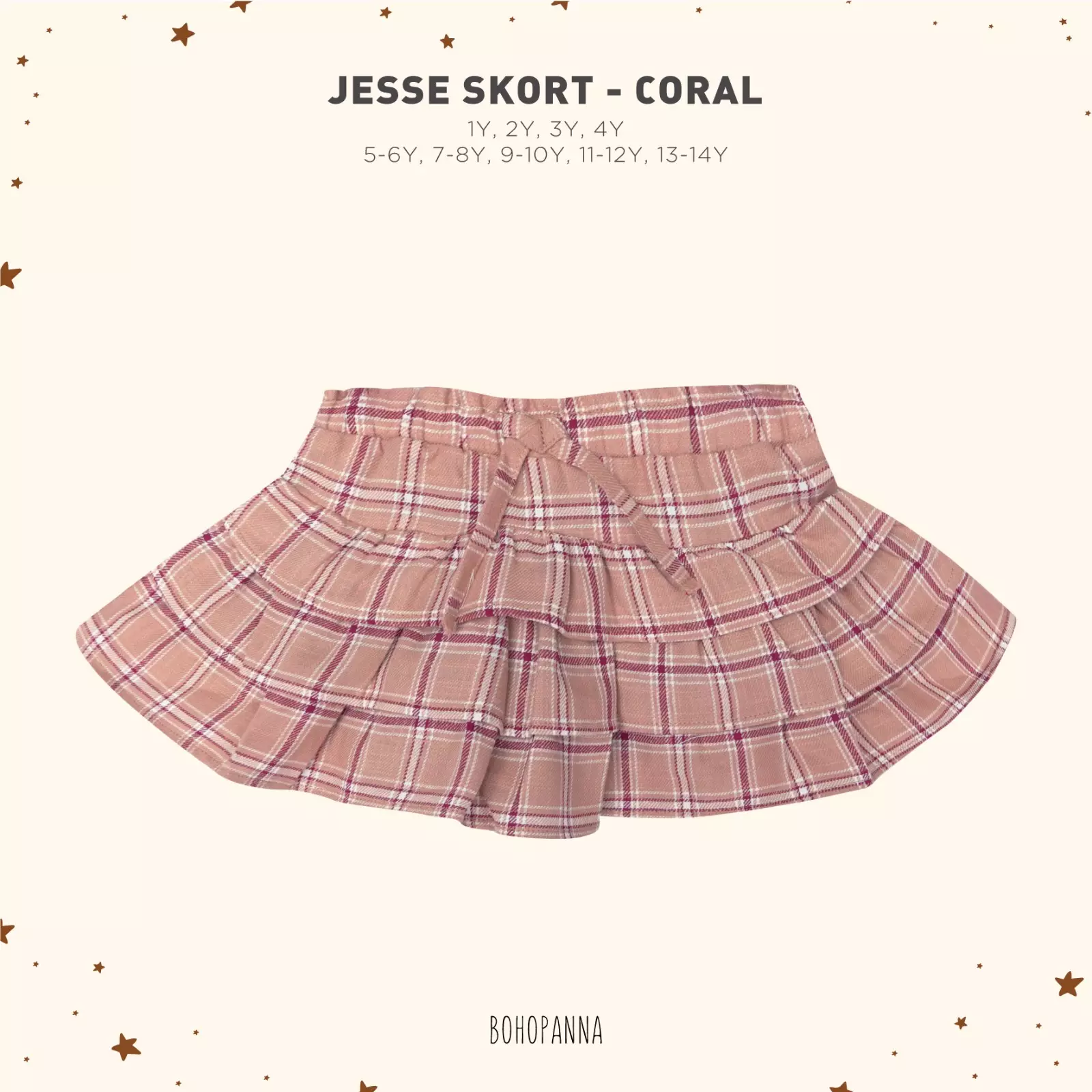 BOHOPANNA - JESSE SKORT - CELANA ANAK PEREMPUAN