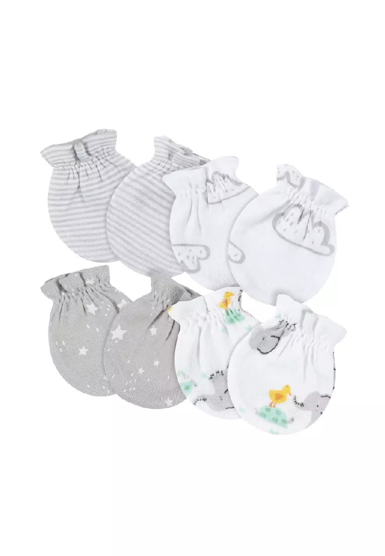 Buy Gerber Childrenswear Gerber 4-Pack Baby Boys Fox No Scratch Mittens  Online