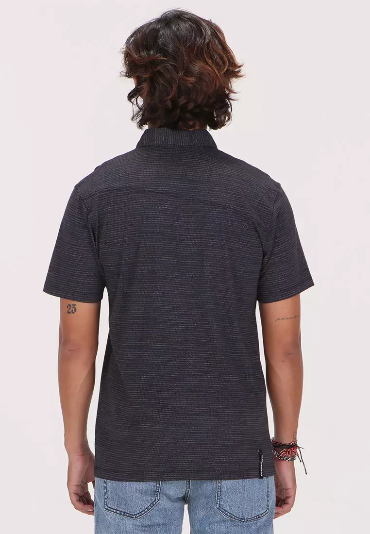 MPL PRESTON SHORT SLEEVE POLO BLACK