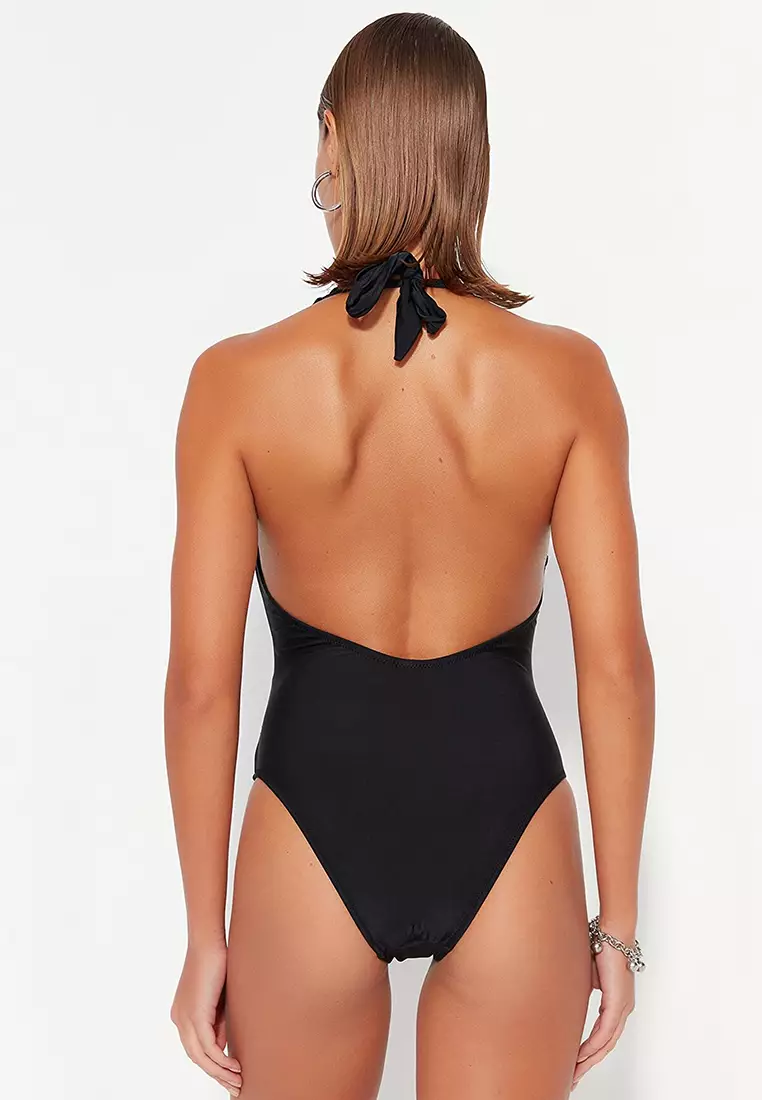 Tie front hotsell monokini