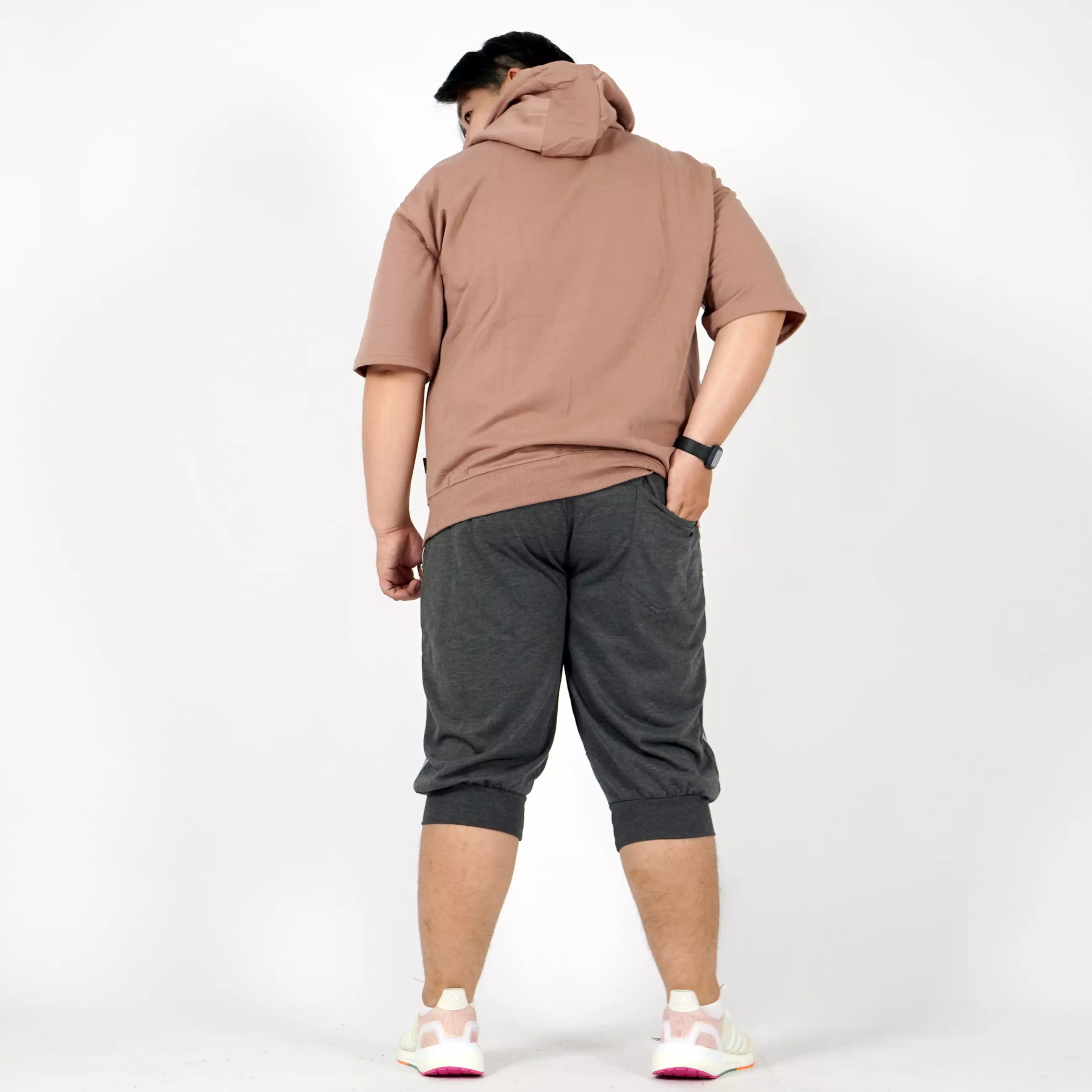 Steve Jogger Pants BIG SIZE Celana Jogger Plus Size Celana Over Size Pria - ABU TUA