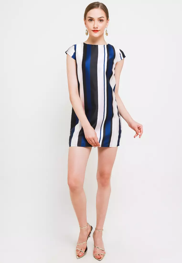 Chanira Ziva Dress-Navy Multi