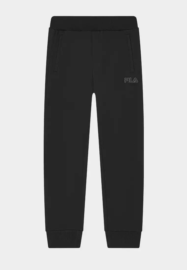 FILA CORE WHITE LINE HERITAGE Men's Knit Pants in Black