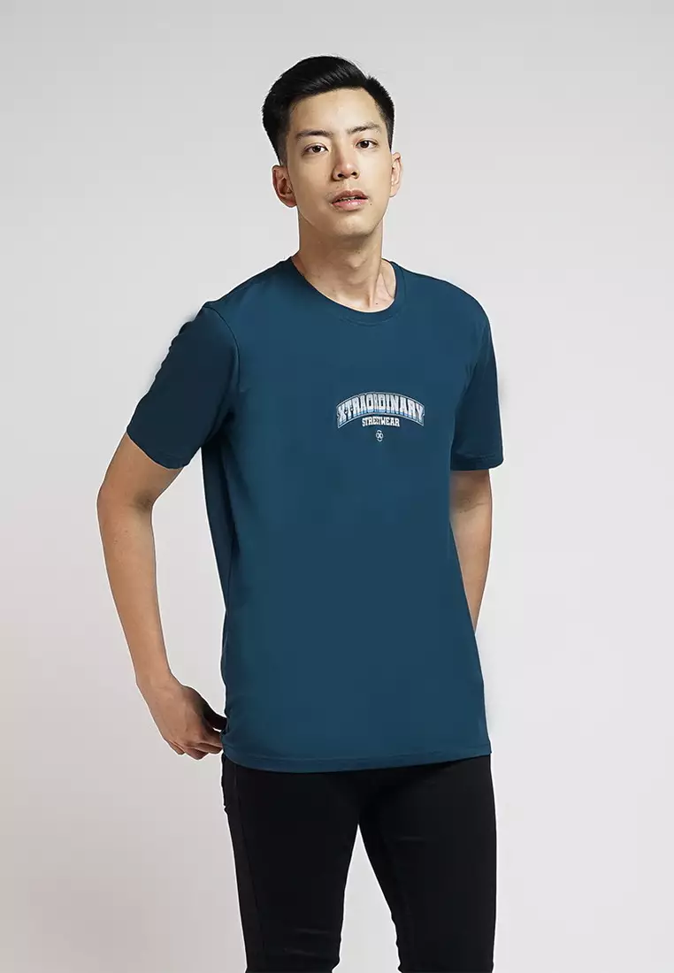 XTRAORDINARY T-Shirt Cotton Spandex Pria 48092