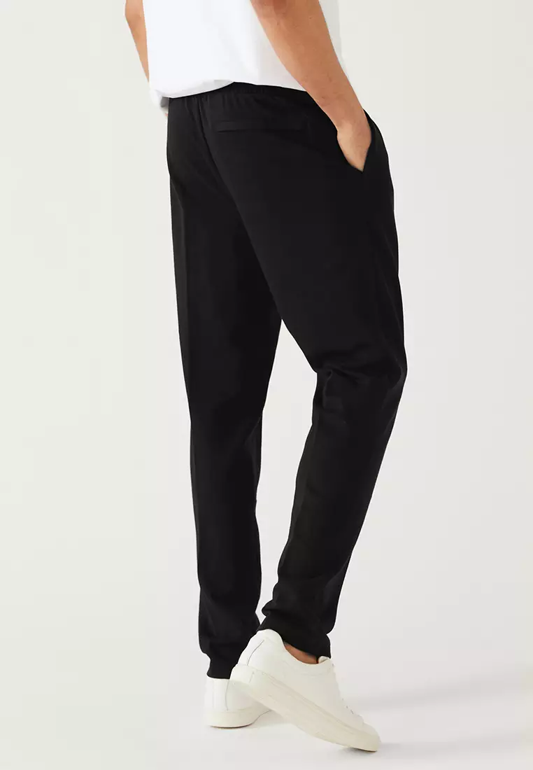 M&s cotton 2025 straight leg joggers