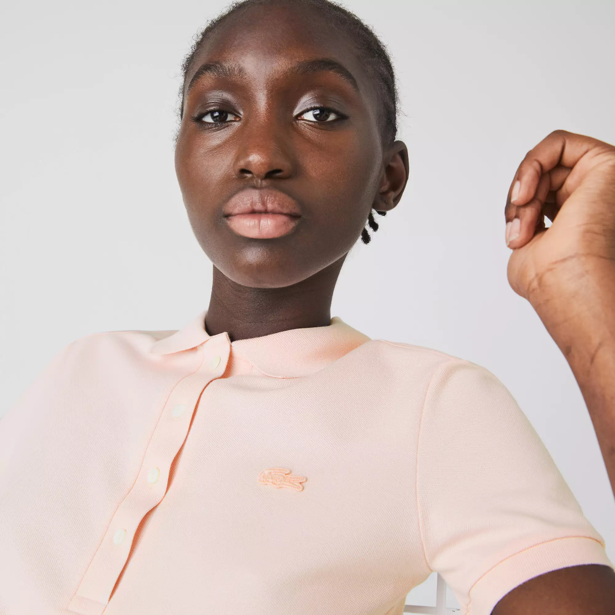 Women's Lacoste Stretch Cotton Piqué Polo Shirt