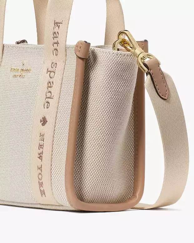 Kip Canvas Mini Tote Light Fawn Multi