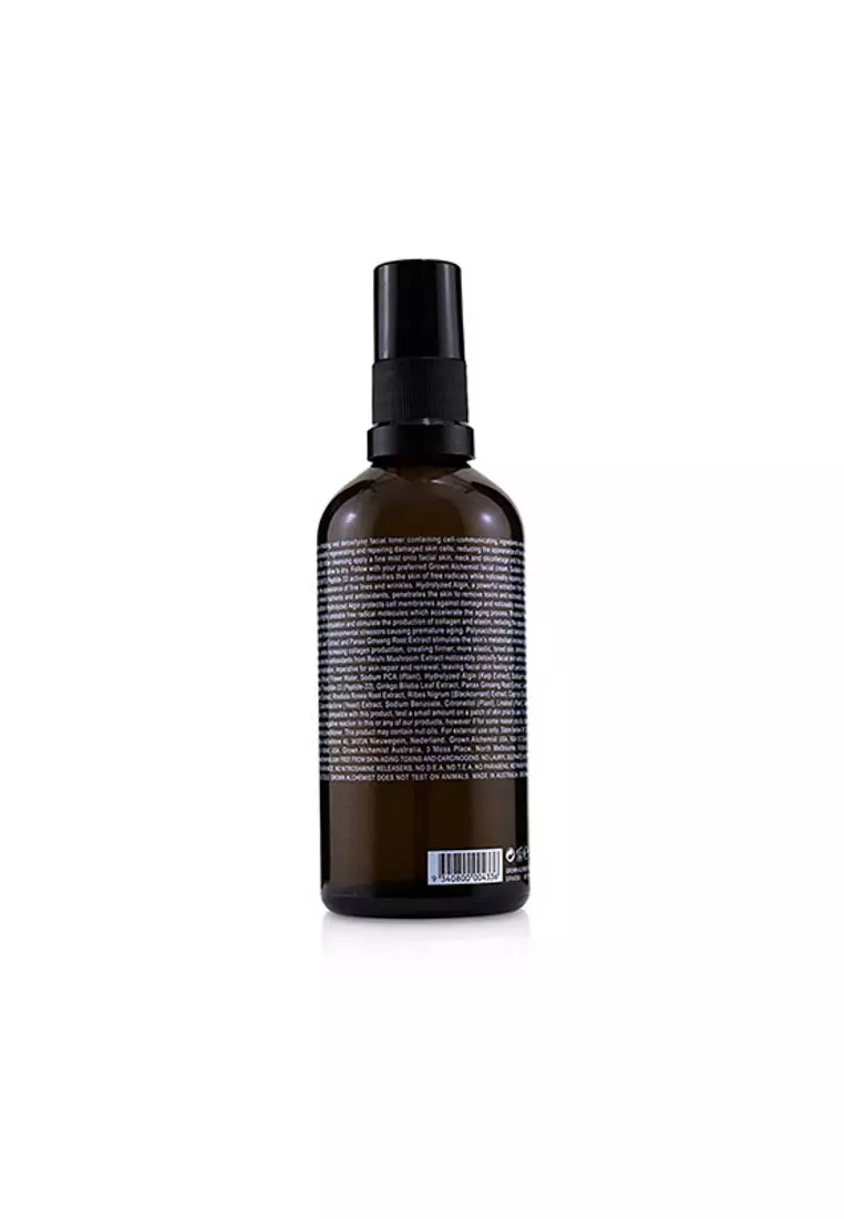 Grown Alchemist - Detox Toner - Hydrolyzed Algin, Peptide-33 & Rhodiola Rosea Extract 100ml/3.38oz
