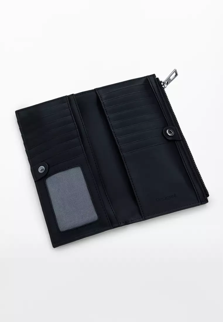 Medium snake studded wallet