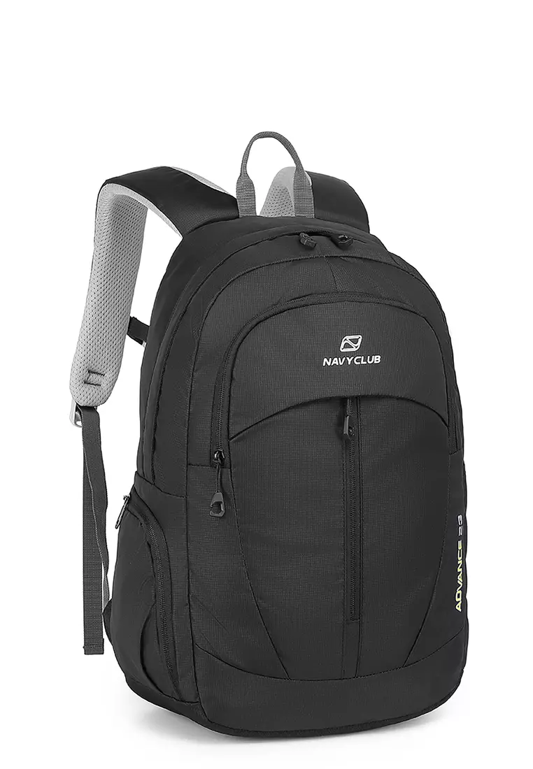 Navy Club Tas Ransel Kasual FCGH - Backpack Up to 14 inch - Tas Laptop Daypack 23 Liter - Free Bag Cover