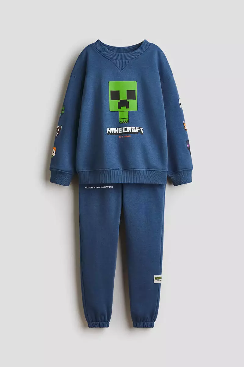 2-piece printed sweatshirt set