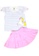 Toffyhouse white and pink Toffyhouse flying unicorn top & skirt set 47181KA64B9384GS_1