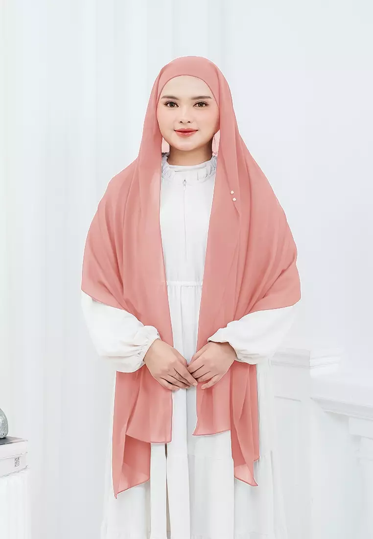 HIJAB INSTAN ELENA - SALMON