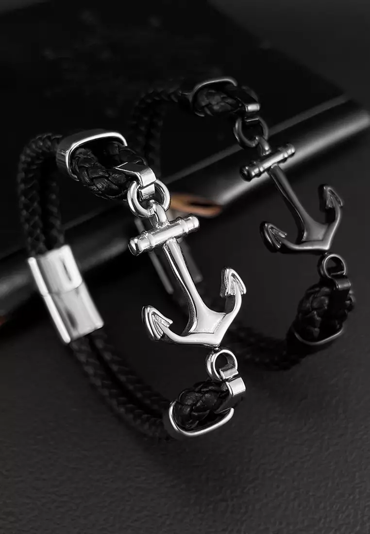Men's Anchor Bracelet