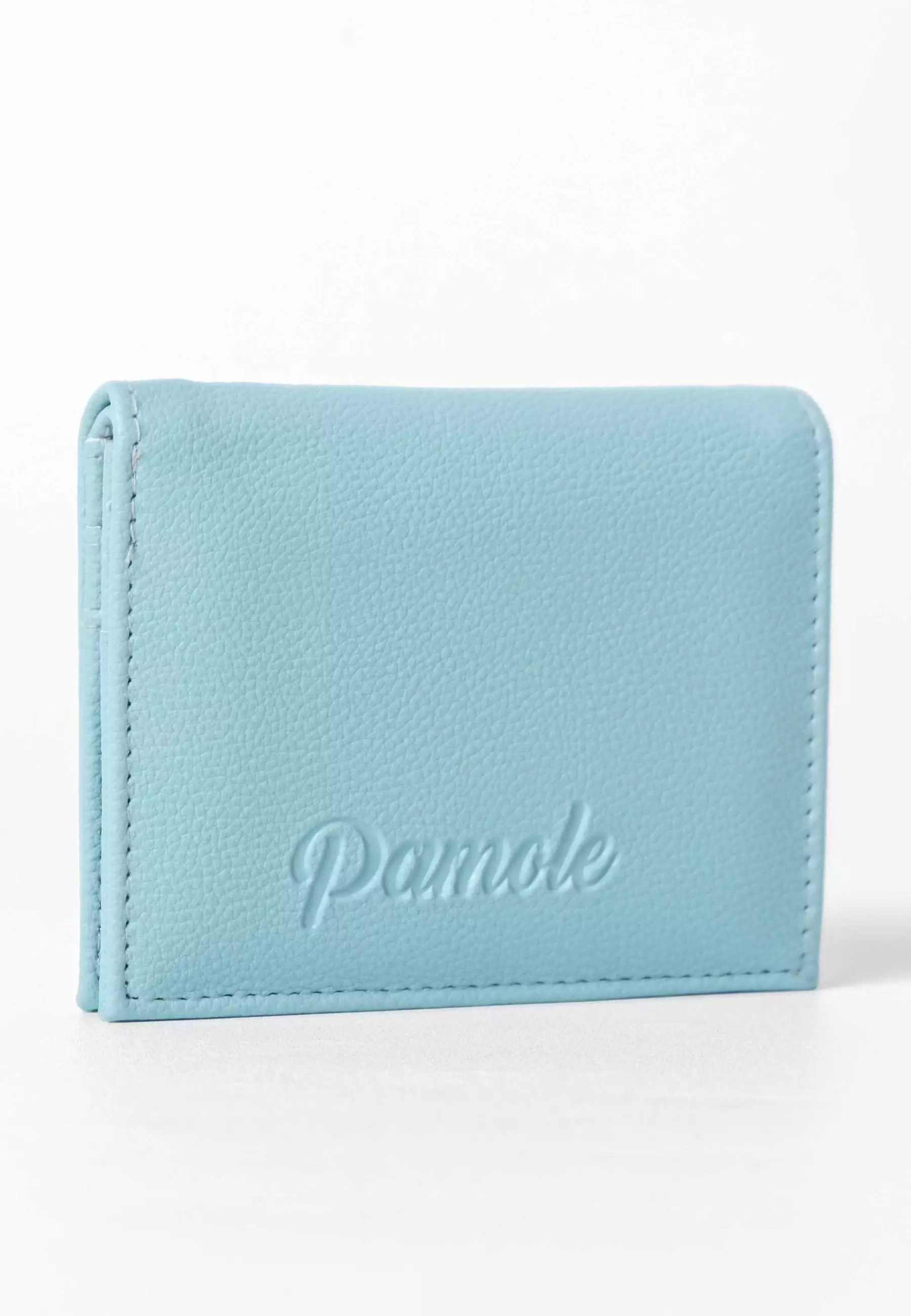 Pamole Dompet Kartu Bahan Kulit Sintetis - Nawa Series - Biru