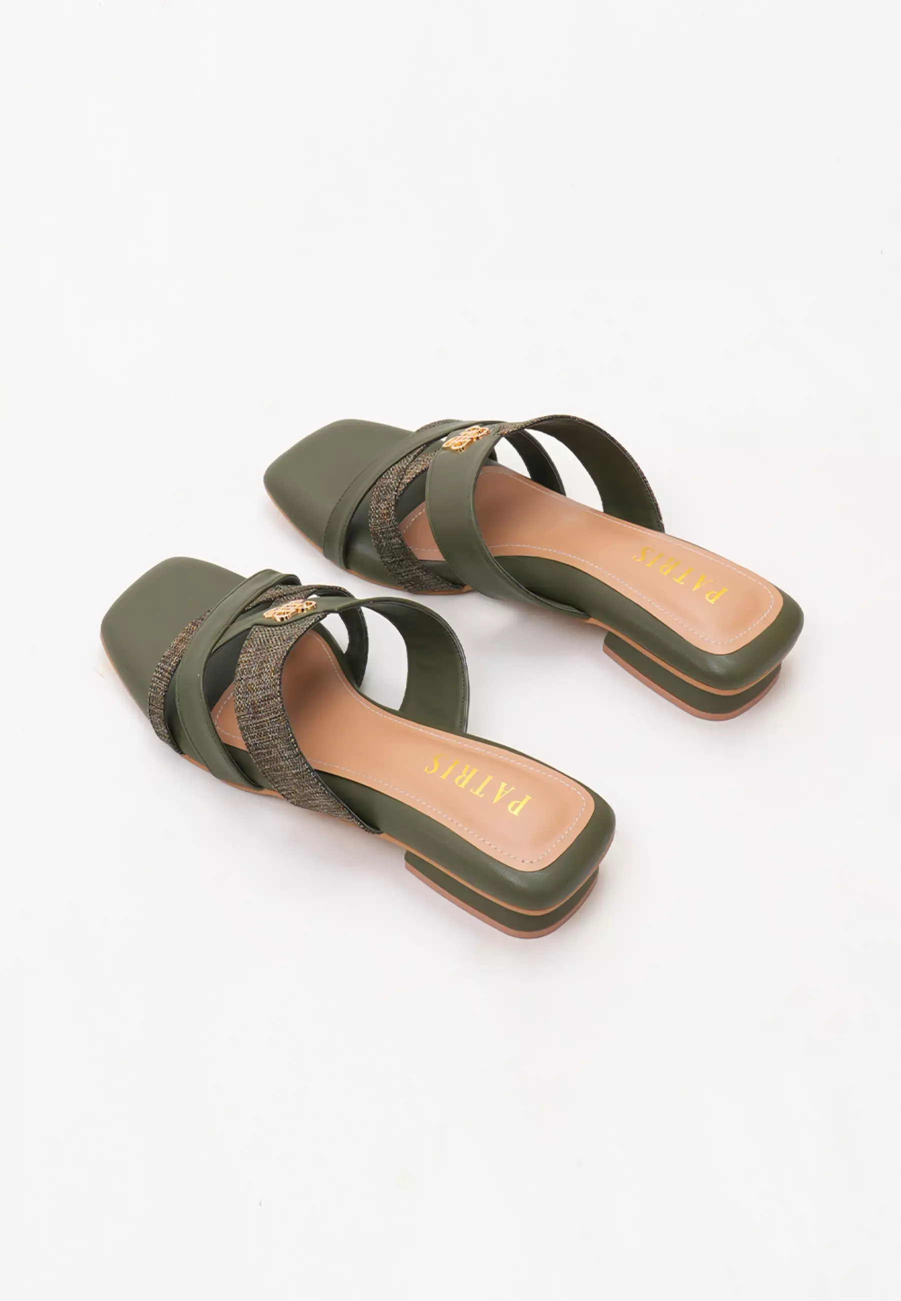 PATRIS Raya Sandal Wanita Heels / Hak 2 Cm