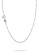 LAZO DIAMOND white LAZO DIAMOND 9k White Gold Bar Satellite Rope Chain Necklace F695DAC5AA1E35GS_1