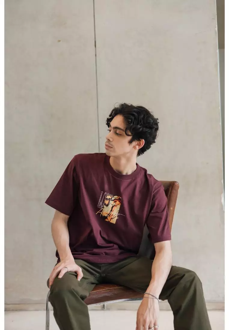 RBJ T-Shirt Cotton Combed Oversized Pria 2079350041