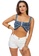London Rag blue All Covered-up Denim Bralette in Blue A128FAACC3C7EEGS_6
