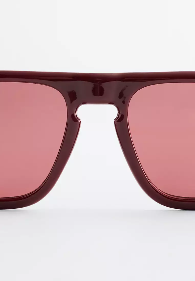 Square-Frame Aviator Sunglasses