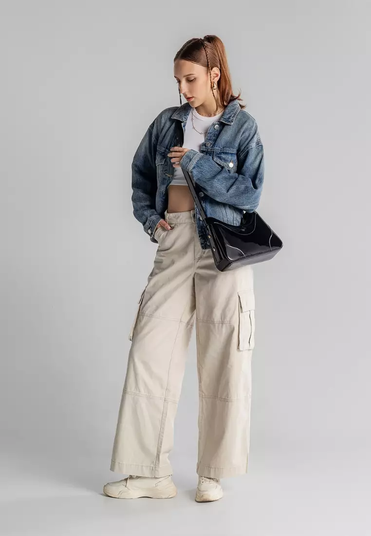 Tanga Maxi Patent - Black