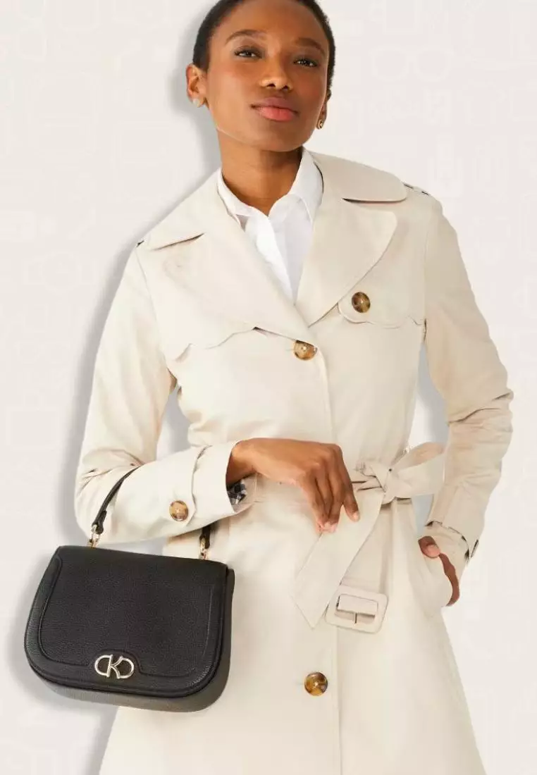 Kate Spade Kyla Top Handle Saddle Bag Black