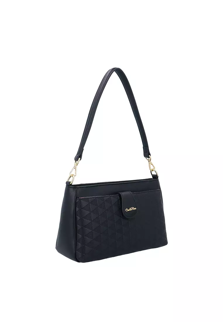 Megan Top Handle Bag - Black