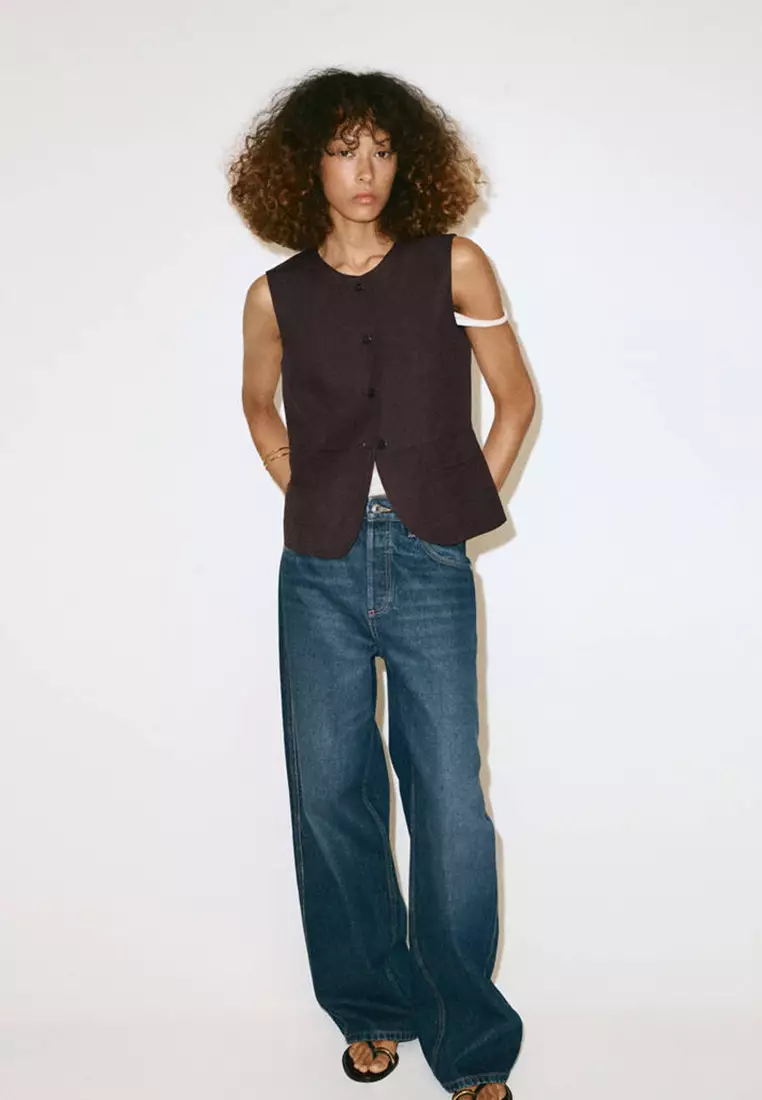 Buttoned Gilet