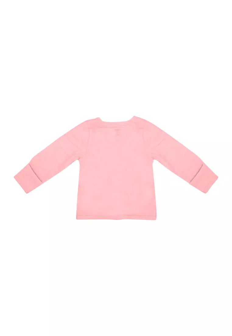 Baby Girl Licensed Newborn Essentials Long Sleeve Button-down Shirt Pack of 2