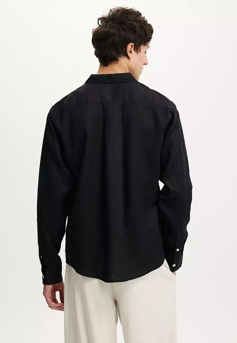 Relaxed Linen Long Sleeves Shirt