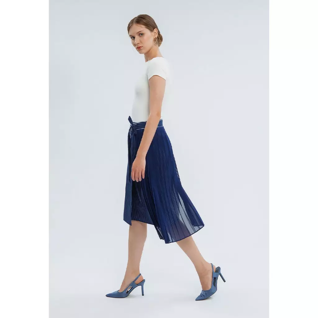 Minimal Yaiza Skirt Dark Navy Warna DARK NAVY