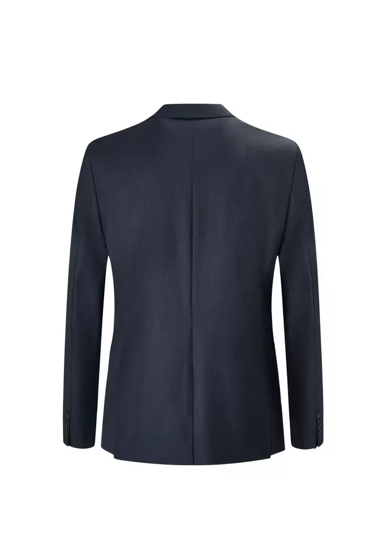 Wool Blend Suit Blazer