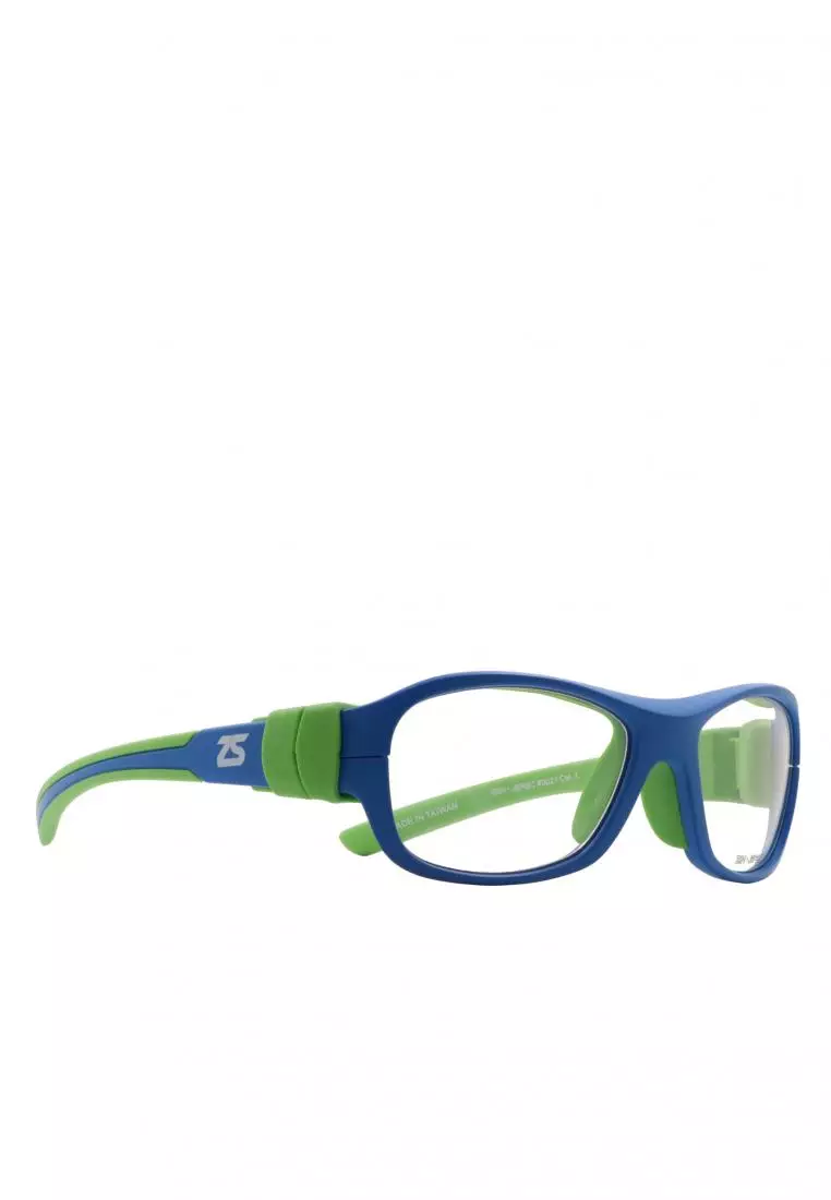 Sports Goggles Basketball Tennis Safety Protective Eyewear 0021 C1 (BLUE/GRN)