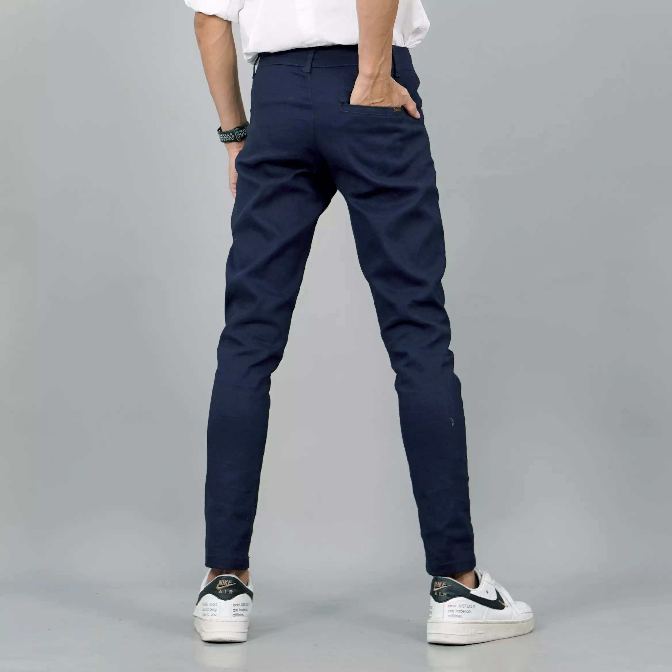 Okechuku JAVIER Celana Panjang Pria Celana Chinos Pria Chino Pants - NAVY