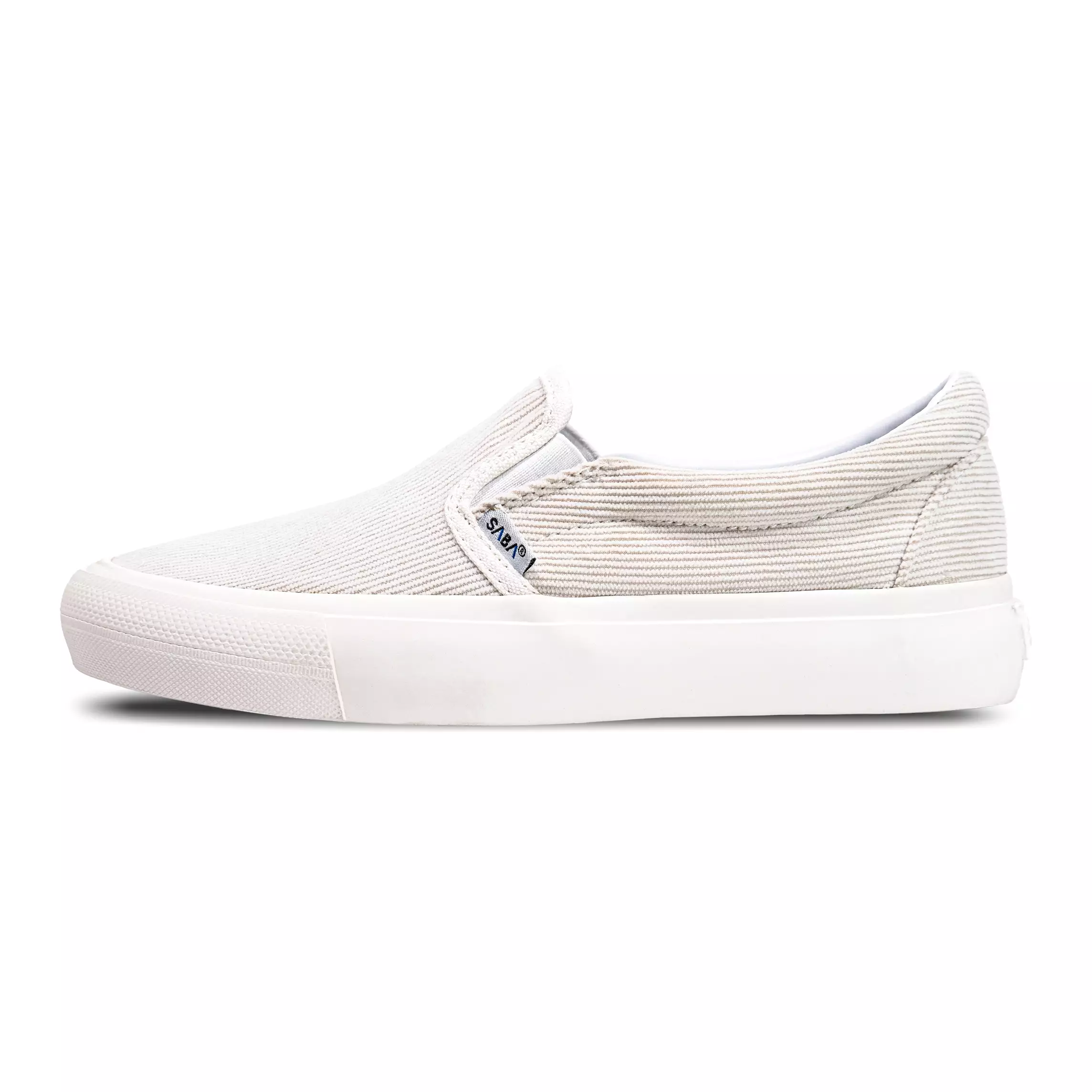 SABA Corduroy Slip On Off White - Sepatu Sneakers Casual Pria Wanita CRD 06