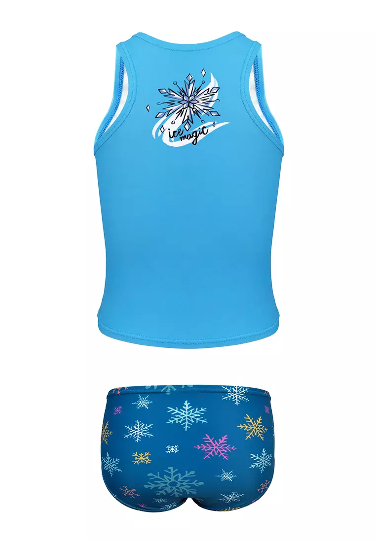 Frozen Tankini Bikini Set with Razor Back Girls Kid Swimwear