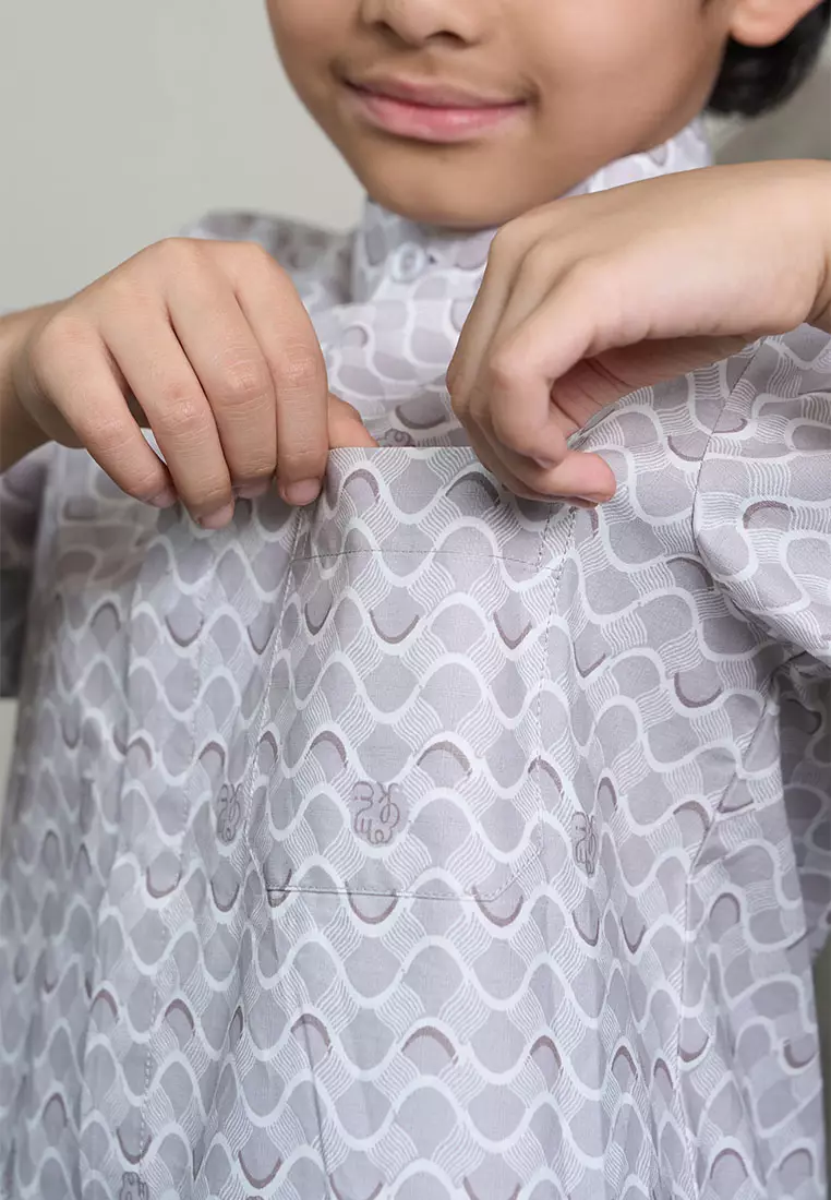 Kami Biyan Short Sleeve Kids Koko Ash