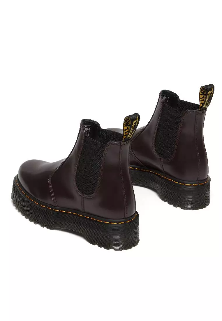 2976 SMOOTH LEATHER PLATFORM CHELSEA BOOTS
