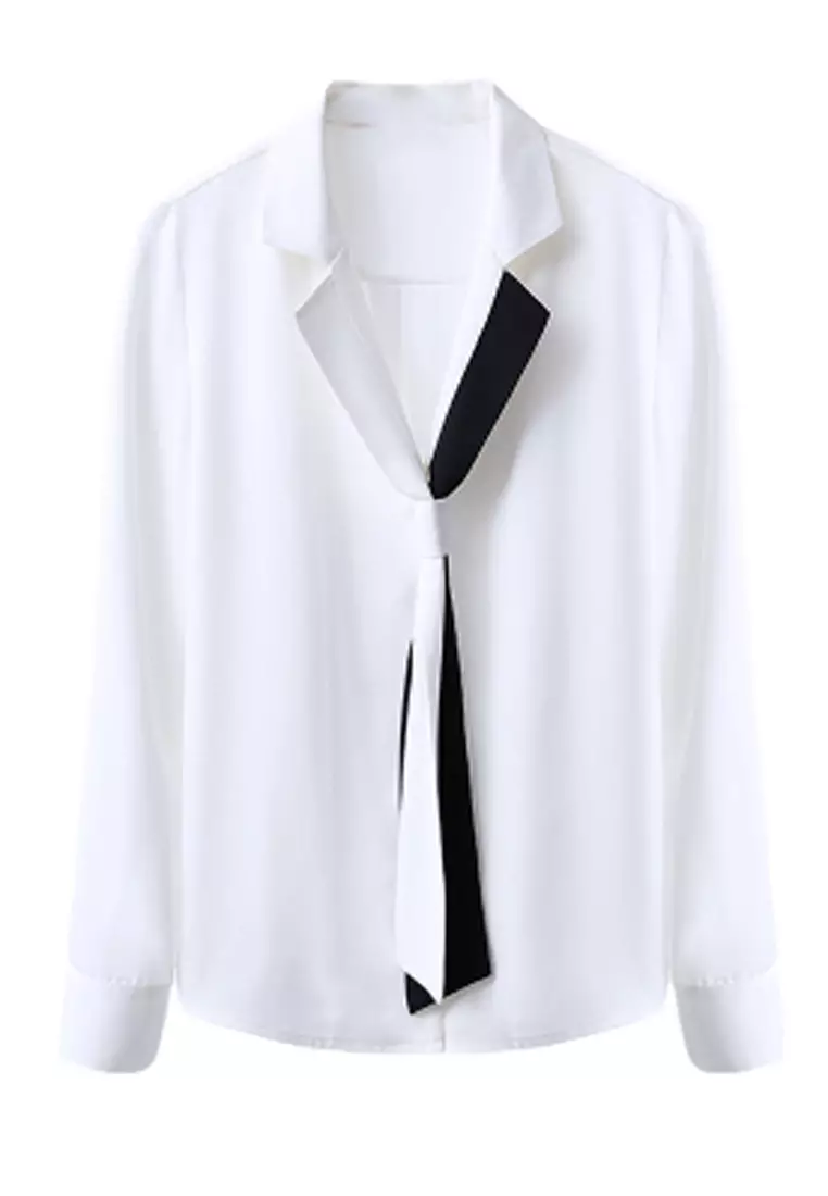 Color Block Blouse