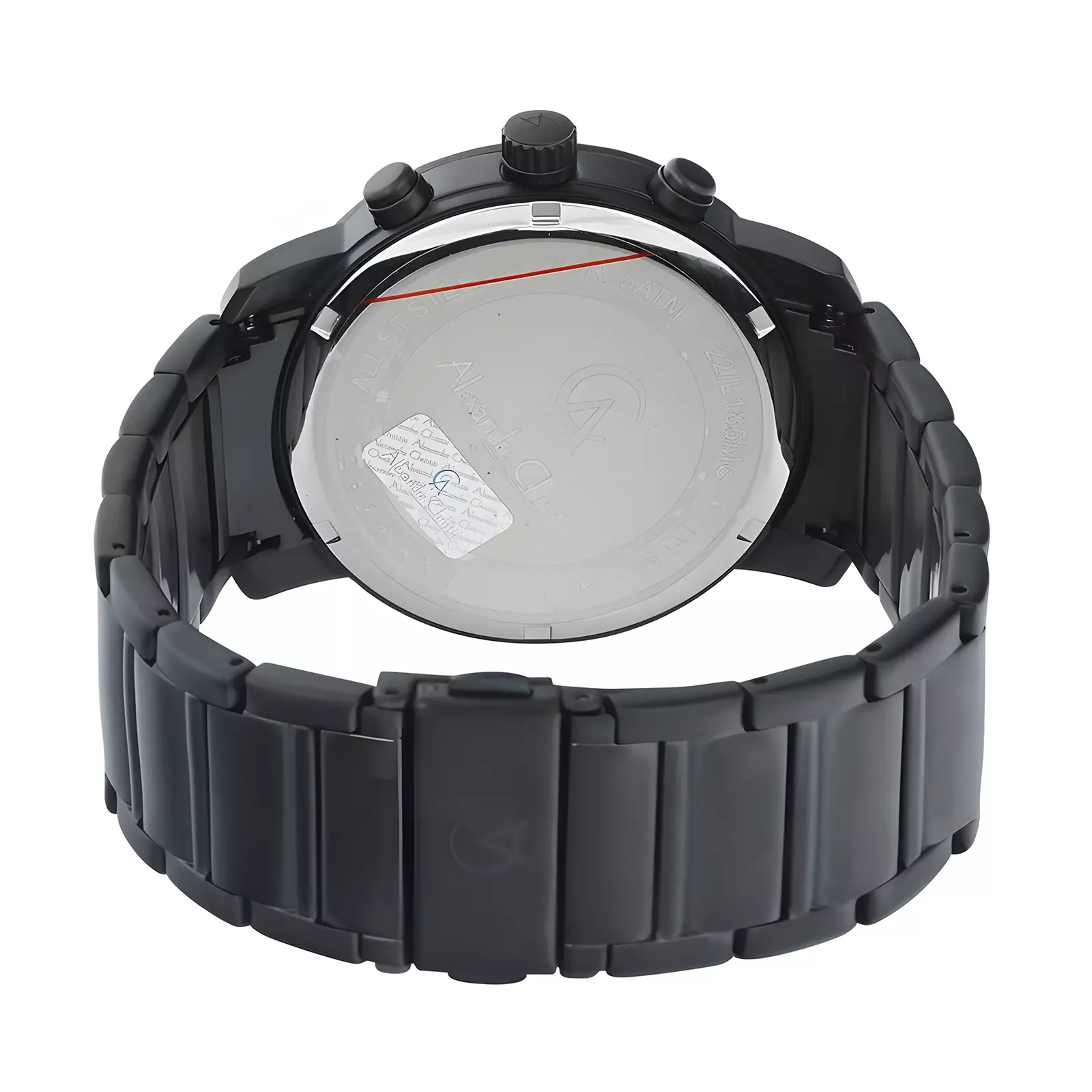 Jam Tangan Chronograph Pria - IP Black - Stainless Steel - 6660 MCBIPBA