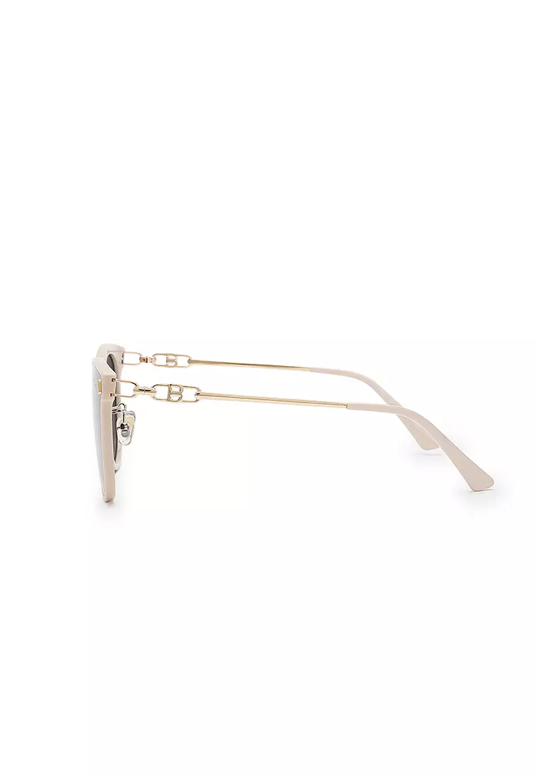 Unisex Fashion Sunglasses - Beige / Grey