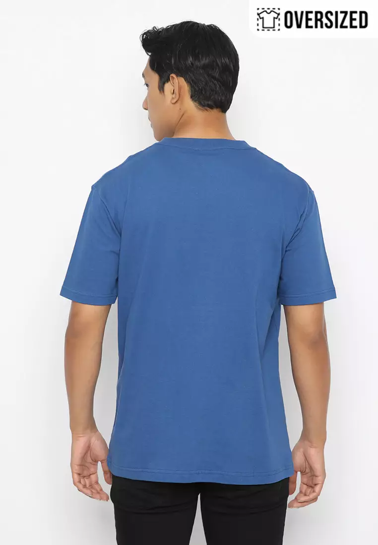 RBJ T-Shirt Cotton Polos Oversized Pria 2079030001