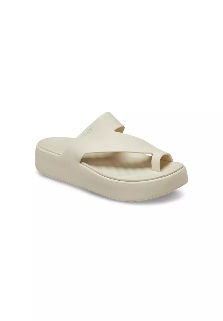 Discount on Crocs  shoes - SKU: Women's Getaway Platform Toe Loop in Sandstone